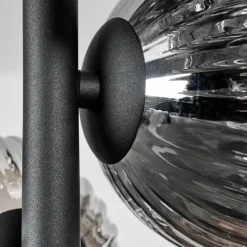 Suspension Verre Fumé-hofstein Plafonnier - Verre 12 cm Chehalis Fumé, 8 lumières