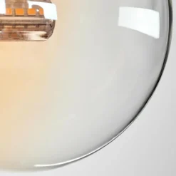 hofstein Plafonnier - Verre 10 cm Chehalis Ambre, Clair, 4 lumières