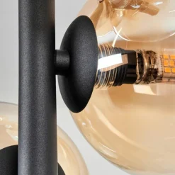 hofstein Plafonnier - Verre 10 cm Chehalis Ambre, Clair, 4 lumières