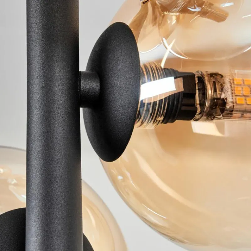 hofstein Plafonnier - Verre 10 cm Chehalis Ambre, Clair, 4 lumières