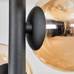 hofstein Plafonnier - Verre 10 cm Chehalis Ambre, Clair, 4 lumières