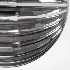 hofstein Plafonnier - Verre 10 cm, 12cm Chehalis Ambre, Fumé, 4 lumières