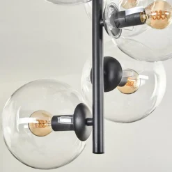 hofstein Plafonnier - Verre 15 cm Gastor Clair, 8 lumières