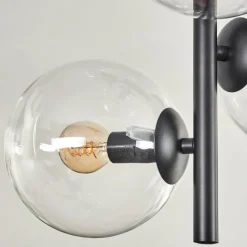 hofstein Plafonnier - Verre 15 cm Gastor Clair, 6 lumières