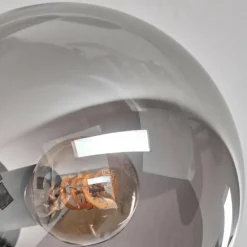 hofstein Plafonnier - Verre 15 cm Gastor Fumé, 6 lumières