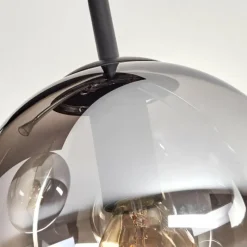 hofstein Plafonnier - Verre 15 cm Gastor Clair, Fumé, 5 lumières