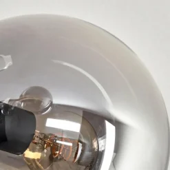 hofstein Plafonnier - Verre 15 cm Gastor Fumé, 6 lumières