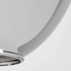 hofstein Plafonnier - Verre 15 cm Koyoto Écru, Noir, 5 lumières