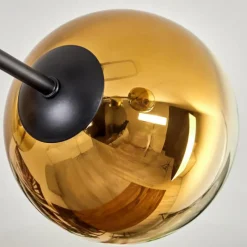 hofstein Plafonnier - Verre 15 cm Koyoto Or, Clair, 6 lumières