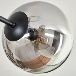 hofstein Plafonnier - Verre 15 cm Koyoto Clair, Fumé, 6 lumières