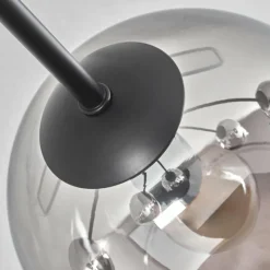 hofstein Plafonnier - Verre 15 cm Koyoto Chrome, Clair, 6 lumières