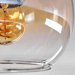 hofstein Plafonnier - Verre 15 cm Koyoto Ambre, Clair, 1 lumière