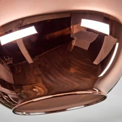 hofstein Plafonnier - Verre 20 cm Koyoto Cuivré, 1 lumière