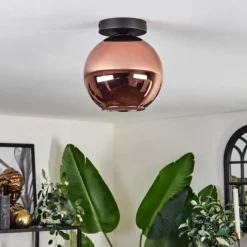 hofstein Plafonnier - Verre 20 cm Koyoto Cuivré, 1 lumière