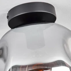 hofstein Plafonnier - Verre 25 cm Ripoll Fumé, 1 lumière
