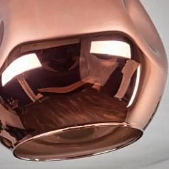 hofstein Plafonnier - Verre 25 cm Ripoll Cuivré, 1 lumière