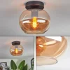 hofstein Plafonnier - Verre Apedo Ambre, 1 lumière