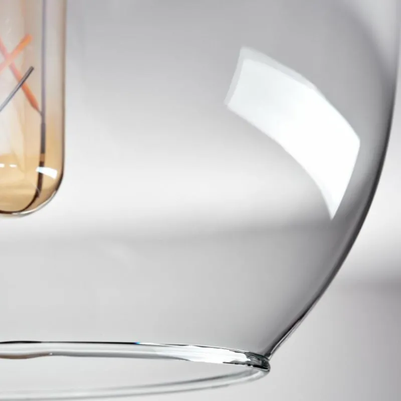 hofstein Plafonnier - Verre Apedo Clair, 1 lumière