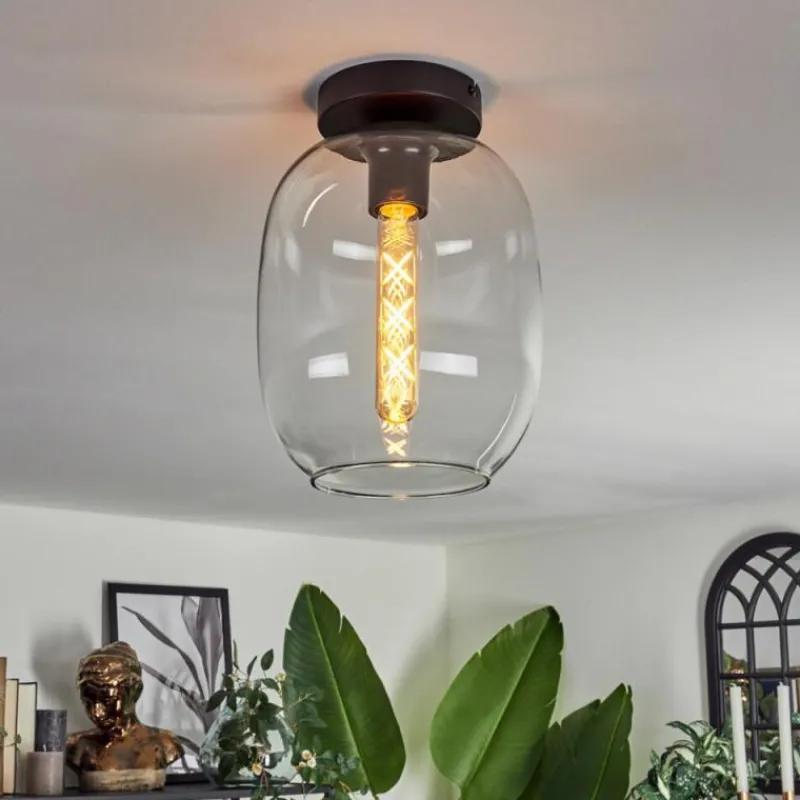 hofstein Plafonnier - Verre Apedo Clair, 1 lumière