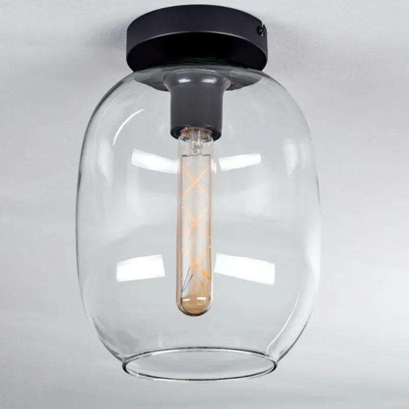 hofstein Plafonnier - Verre Apedo Clair, 1 lumière