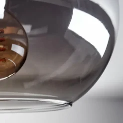 hofstein Plafonnier - Verre Apedo Fumé, 1 lumière