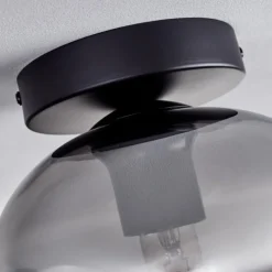 hofstein Plafonnier - Verre Apedo Fumé, 1 lumière