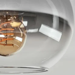 hofstein Plafonnier - Verre Apedo Laiton, 1 lumière