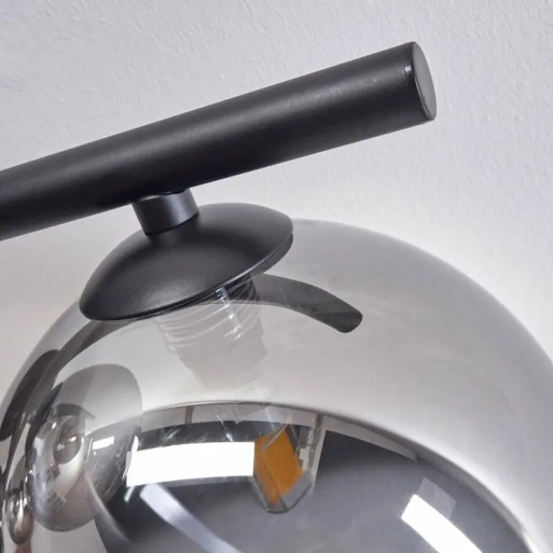 Suspension Verre Fumé-hofstein Plafonnier - Verre Chehalis Clair, Fumé, 4 lumières