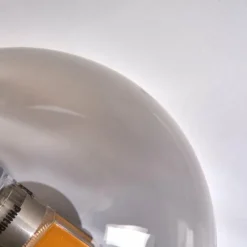 hofstein Plafonnier - Verre Chehalis Fumé, 4 lumières