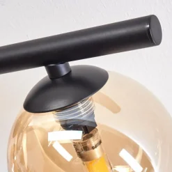 hofstein Plafonnier - Verre Chehalis Ambre, 4 lumières