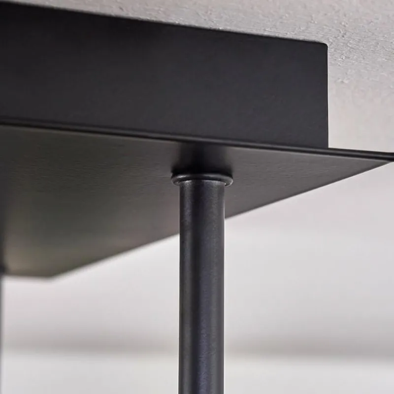 hofstein Plafonnier - Verre Chehalis Clair, 5 lumières