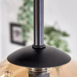 hofstein Plafonnier - Verre Chehalis Ambre, 5 lumières