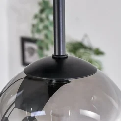 hofstein Plafonnier - Verre Chehalis Clair, Fumé, 5 lumières