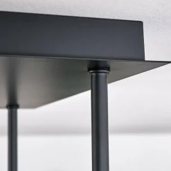 Lampes Dorées-hofstein Plafonnier - Verre Chehalis Or, Noir, 5 lumières