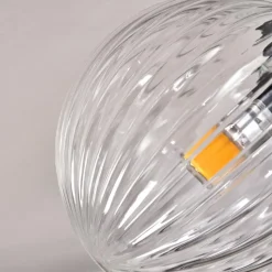 hofstein Plafonnier - Verre Chehalis Clair, 4 lumières