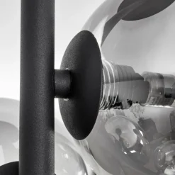 hofstein Plafonnier - Verre Chehalis Clair, Fumé, 4 lumières