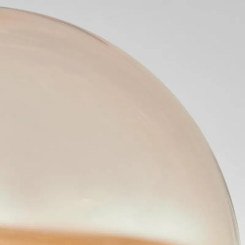 hofstein Plafonnier - Verre Chehalis Ambre, 4 lumières