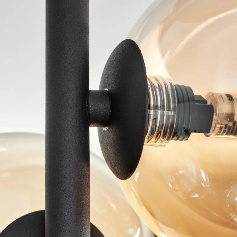 hofstein Plafonnier - Verre Chehalis Ambre, 4 lumières