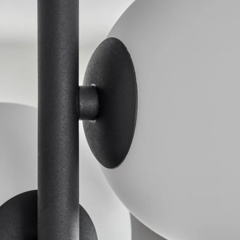 hofstein Plafonnier - Verre Chehalis Blanc, 4 lumières