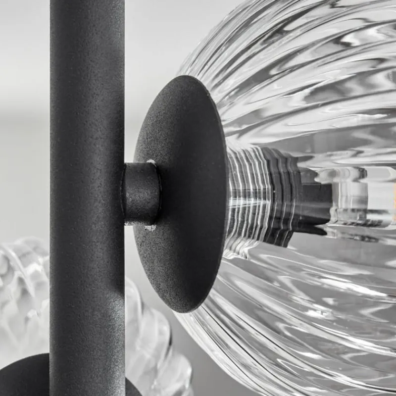 hofstein Plafonnier - Verre Chehalis Clair, 4 lumières