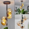 hofstein Plafonnier - Verre Chehalis Ambre, 4 lumières