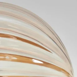 hofstein Plafonnier - Verre Chehalis Ambre, 4 lumières