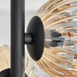 hofstein Plafonnier - Verre Chehalis Ambre, 4 lumières