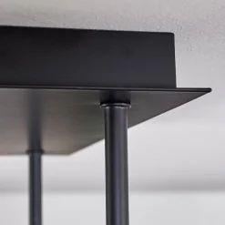 hofstein Plafonnier - Verre Chehalis Fumé, 5 lumières