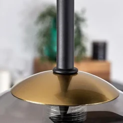 Lampes Dorées-hofstein Plafonnier - Verre Chehalis Or, Noir, 5 lumières