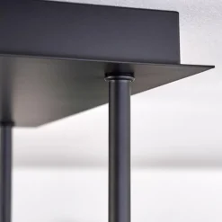 hofstein Plafonnier - Verre Chehalis Or, Noir, 5 lumières