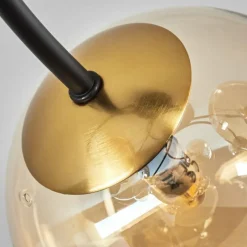 Lampes Dorées-hofstein Plafonnier - Verre Chehalis Or, Noir, 6 lumières