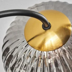 Lampes Dorées-hofstein Plafonnier - Verre Chehalis Or, Noir, 6 lumières