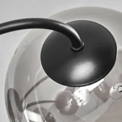 hofstein Plafonnier - Verre Chehalis Ambre, Fumé, 6 lumières