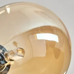 hofstein Plafonnier - Verre Chehalis Ambre, 6 lumières